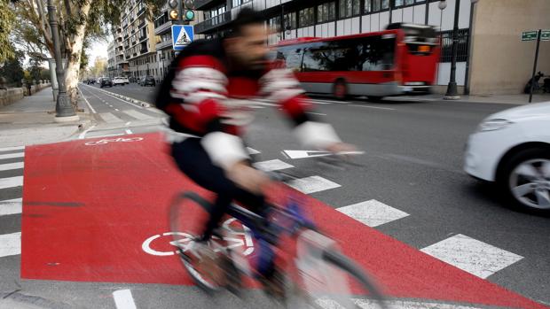 Imagen del nuevo Anillo Ciclista de Valencia