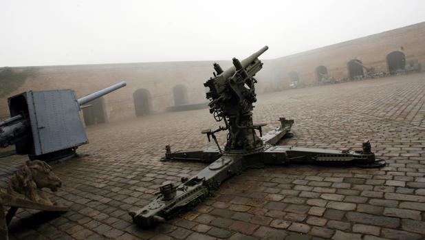 Patio de armas del Castillo de Montjuïc, en una imagen de 2008