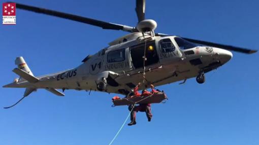 Un cazador furtivo se despeña al toparse con un senderista