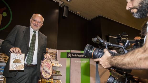 Imagen de Juan Roig tomada este jueves en la presentación de resultados de Mercadona