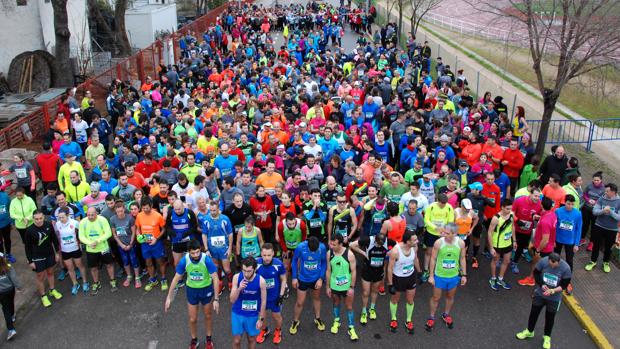 Participantes en la III Carrera-Marcha en Talavera