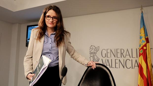 Imagen de la vicepresidenta de la Generalitat, Mónica Oltra