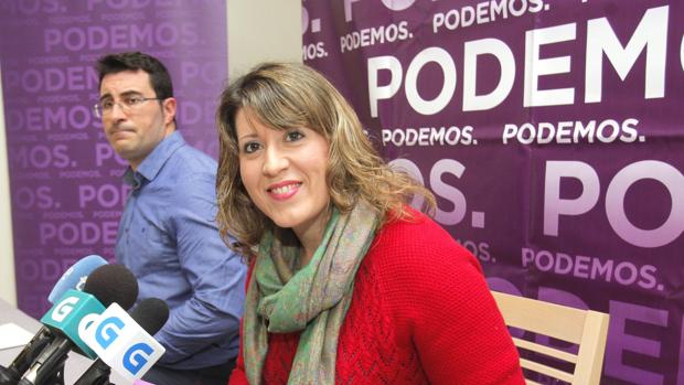 La secretaria general de Podemos Galicia, Carmen Santos