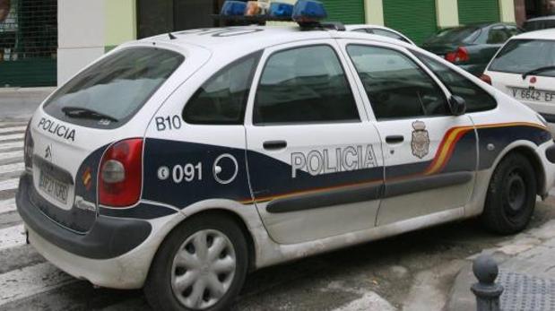 Coche patrulla de la Policía nacional de Valencia