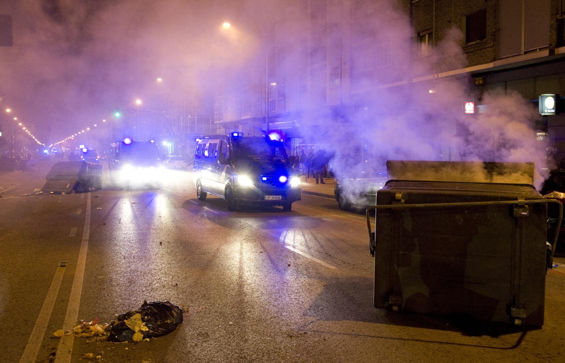 Imagen de archivo de los disturbios de 2014 en Gamonal