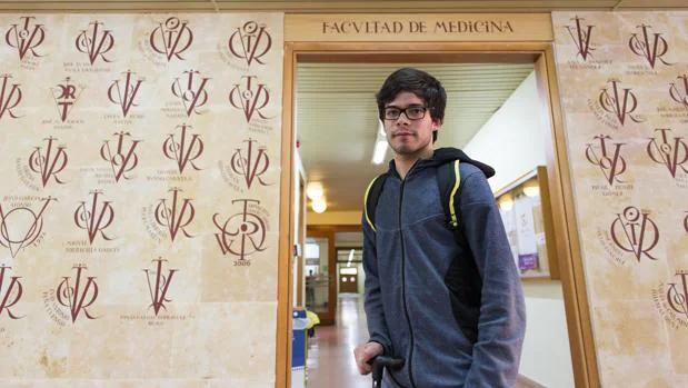 Carlos Fierro, estudiante de Medicina en la Universidad de Salamanca