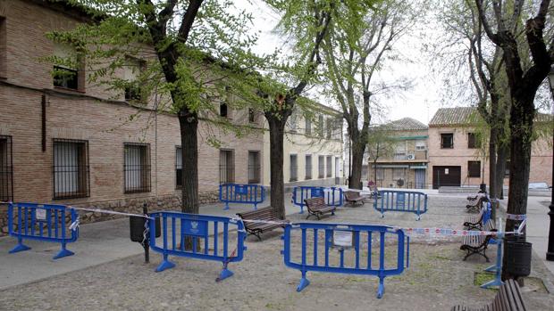 Plaza de Antequeruela donde se produjo el fatal accidente el pasado lunes