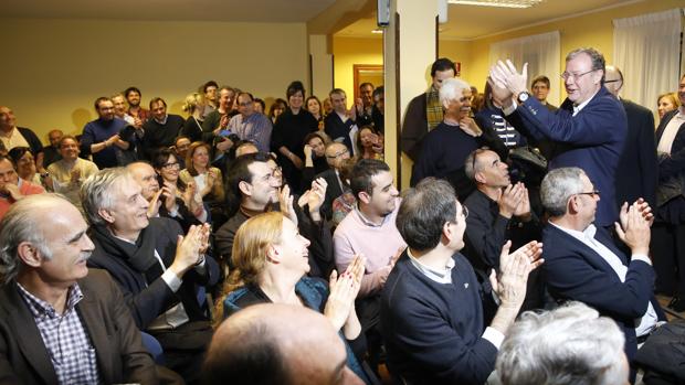 Antonio Silván, en un acto con afiliados del PP en Valladolid