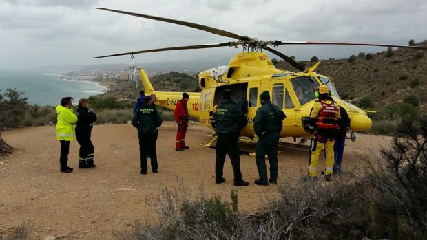 Imagen de la playa del Albir, en la zona en la que ha sido rescatado el senderista