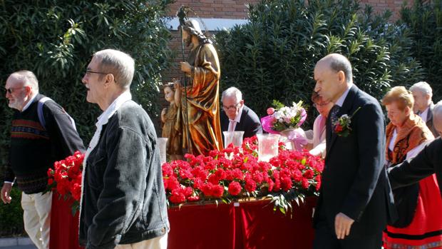 Actos con motivo de la festividad de san José en la residencia social asistida