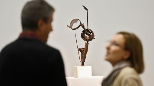 Imagen de la exposición dedicada a Julio González en el IVAM