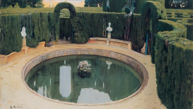 El laberinto de Horta, uno de los jardines que pintó Rusiñol