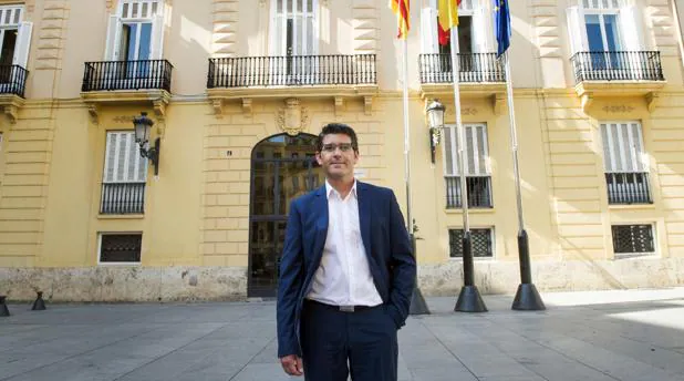 Imagen del presidente de la Diputación de Valencia, Jorge Rodríguez