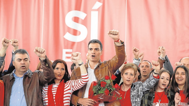 Pedro Sánchez: «Hay que optar por un PSOE de la abstención o uno de izquierdas»