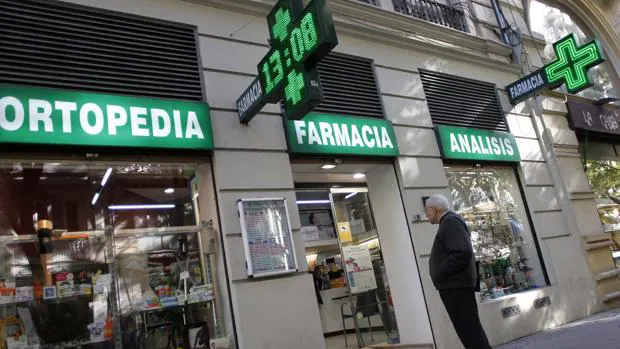 Imagen de archivo de una farmacia tomada en el centro de Valencia