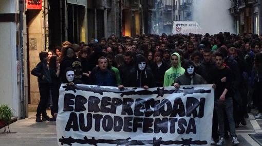 La Audiencia Nacional aprecia indicios de terrorismo en los actos de «kale borroka» de Pamplona