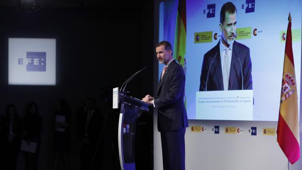 El Rey, en los XXXIV Premios Internacionales de Periodismo Rey de España