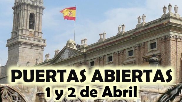 Imagen del cartel de puertas abiertas de Capitanía General de Valencia