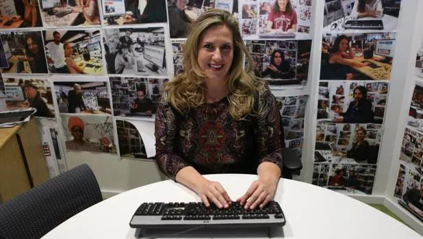 Cristina López Schlichting en una imagen de archivo en ABC, periódico en el que trabajó