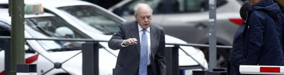 El expresidente de la Generalitat Jordi Pujol declaró ante la Audiencia Nacional en febrero de 2016