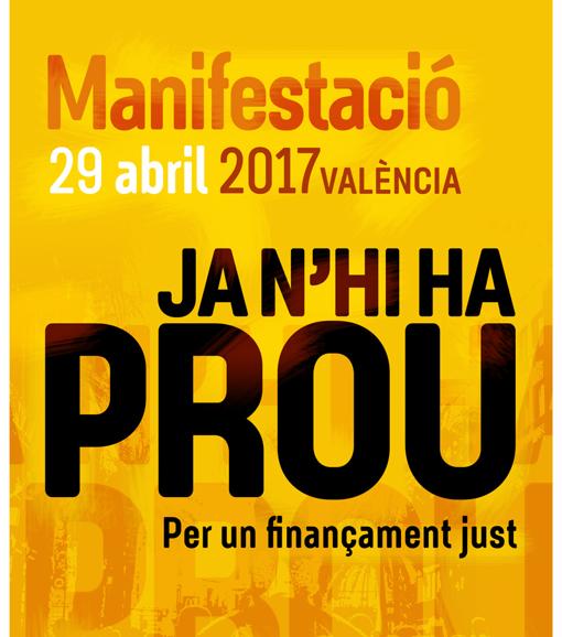 Cartel de la manifestación