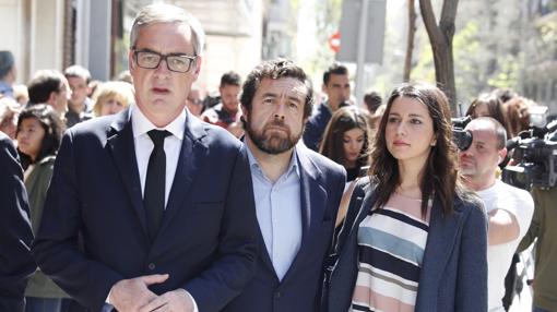 José Manuel Villegas, Miguel Gutiérrez e Inés Arrimadas