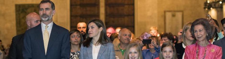 La Familia Real acudió a la Misa de Resurrección en la Catedral de Palma