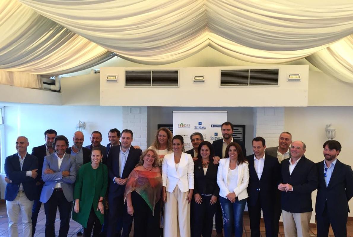 Integrantes del foro de debate de Energyhub en la capital grancanaria