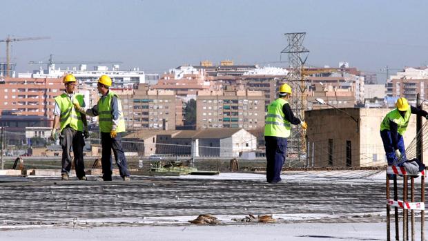 Imagen de archivo de una obra en la ciudad de Valencia