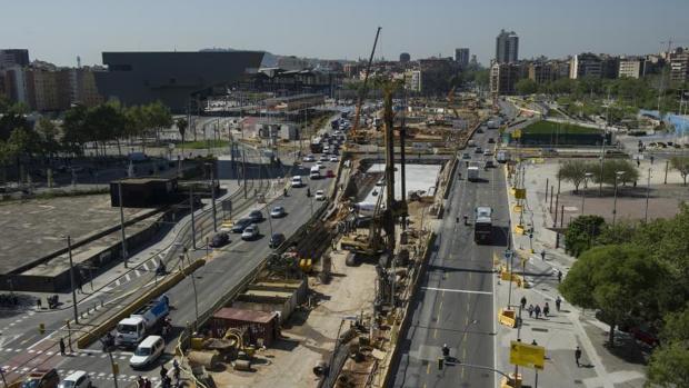 Los trabajos se centran ahora en la construcción de los túneles