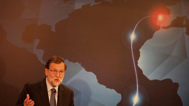 El presidente del Gobierno, Mariano Rajoy, en Sao Paulo