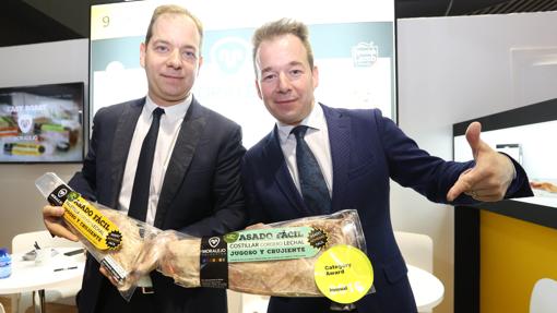 Enrique y Mario, de Morajela Selección, en la edición de Alimentaria de 2016