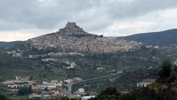 Imagen tomada este jueves de la localidad castellonense de Morella