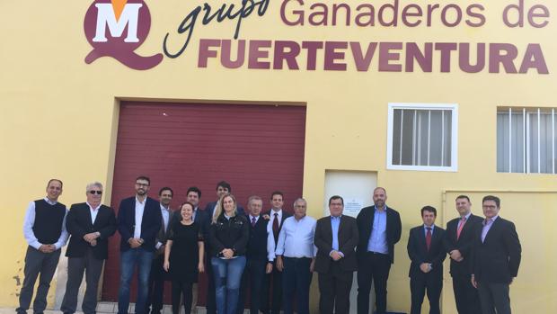 Visita de Asinca a una empresa familiar canaria de Fuerteventura