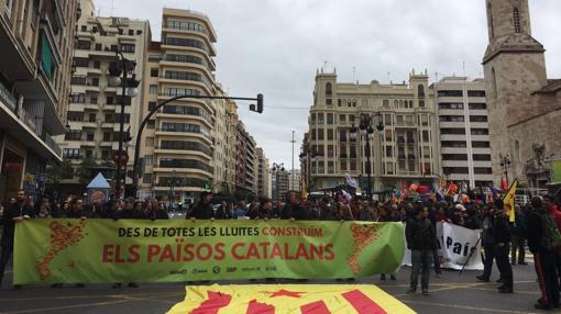 Imagen de la manifestación celebrada el pasado sábado en Valencia