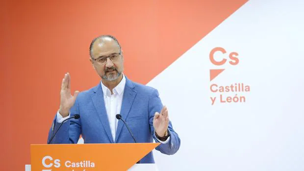 El portavoz de Ciudadanos en las Cortes de Castilla y León, Luis Fuentes