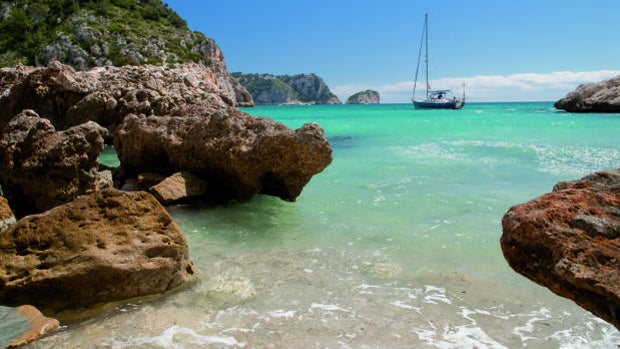 Imagen de la cala la Granadella de Jávea