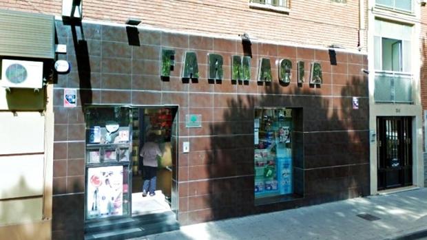 Farmacia donde ha tenido lugar el atraco