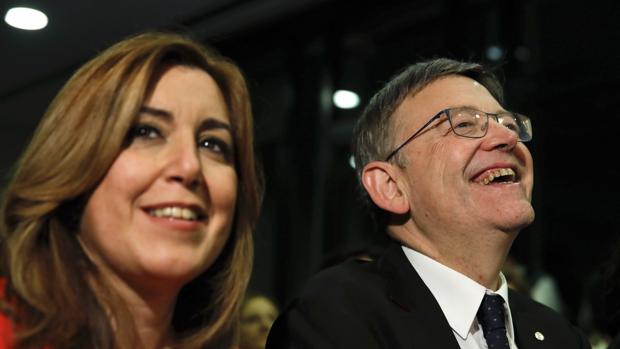 Imagen de Ximo Puig y Susana Díaz