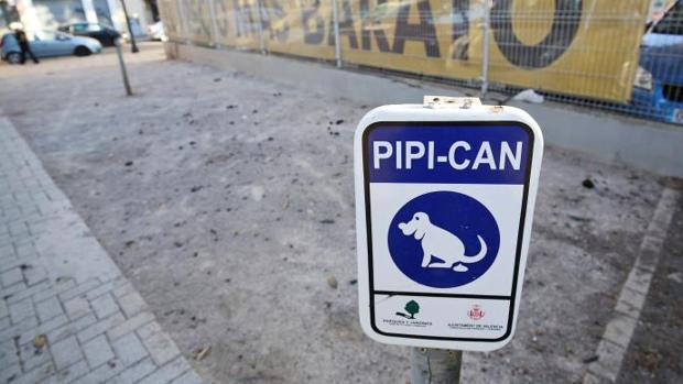 Espacio para perros en la ciudad de Valencia
