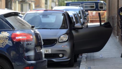 El coche del «Niño Sáez» donde recibió los disparos