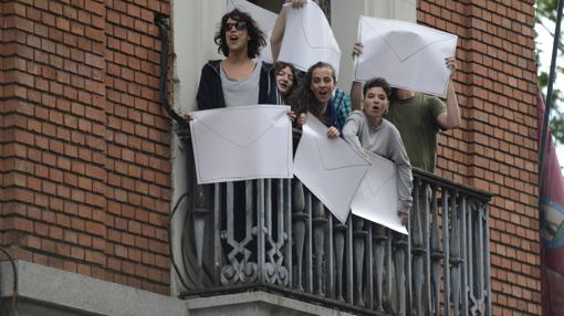 Las okupas del edificio, a la llegada de Martínez Almeida