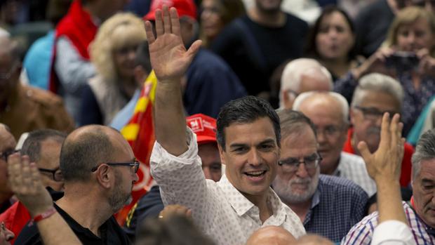 Pedro Sánchez, candidato a la secretaría general del PSOE