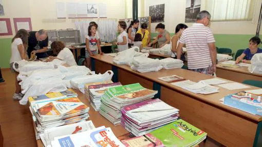 Programa de préstamo de libros en un centro escolar palentino