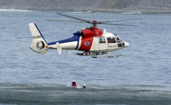 La Ertzaintza despliega sus helicópteros: los rescates despuntan en la época más peligrosa del año