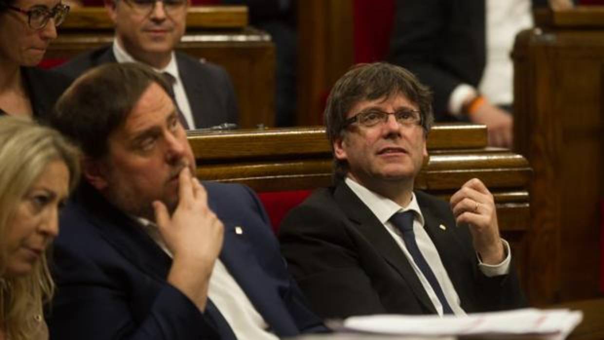 Puigdemont, en el Parlamento de Cataluña