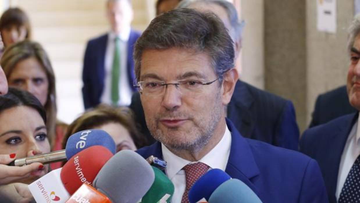 El ministro de Justicia, Rafael Catalá