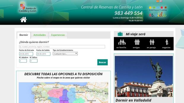 Web de la Central de Reservas de Turismo Rural
