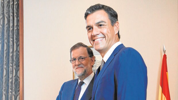 Mariano Rajoy y Pedro Sánchez, el 29 de agosto en el Congreso de los Diputados
