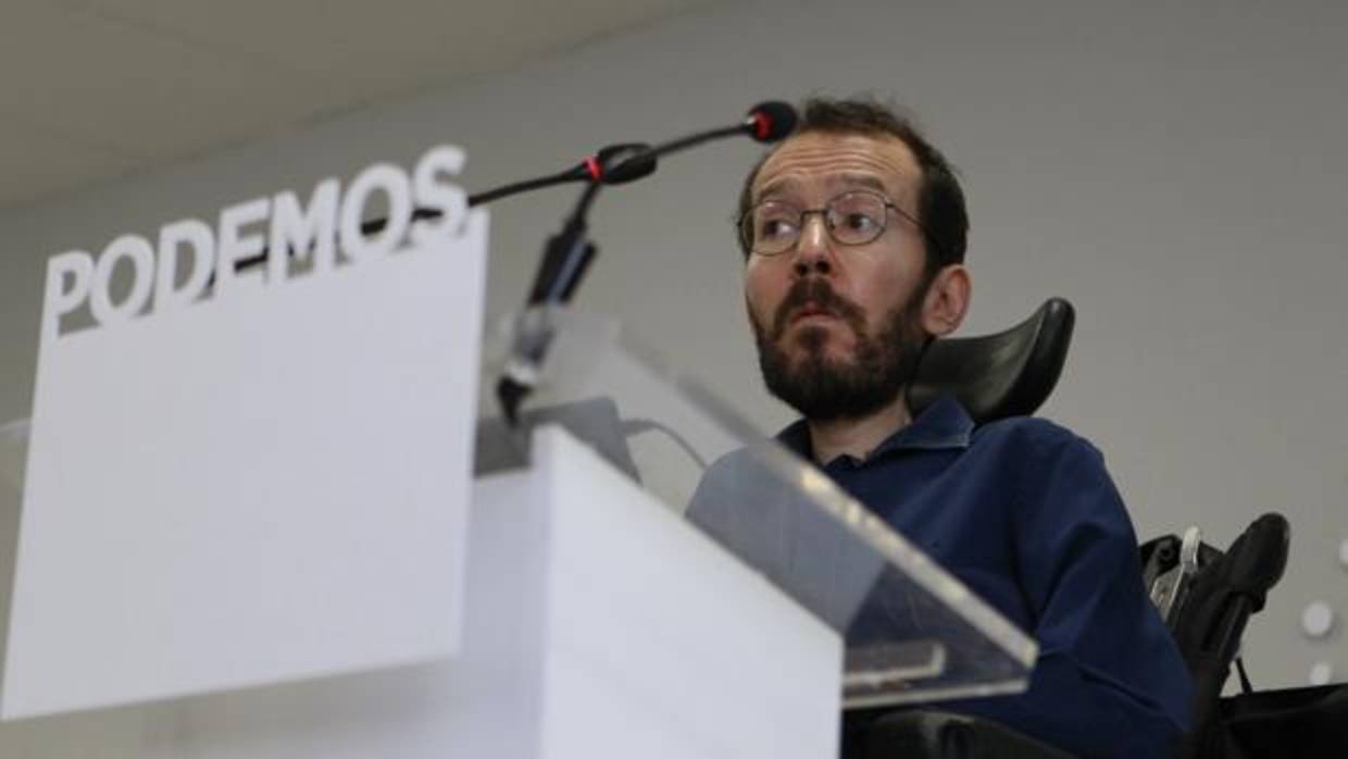 El secretario de Organización de Podemos, Pablo Echenique